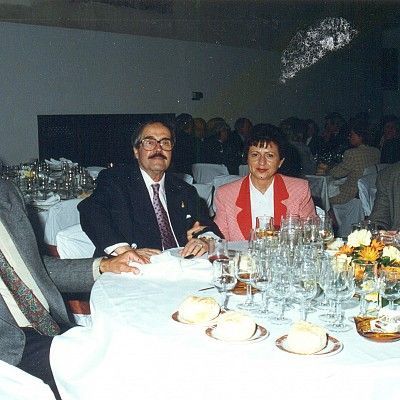 1996. Con Miguel del Moral y Joaquín Martínez Bjorkman